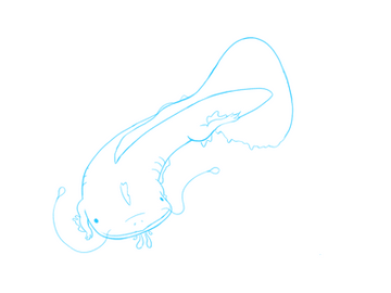 Underwater Creature Concept Sketch