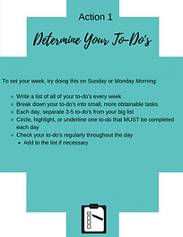 Determine Your To-Do's