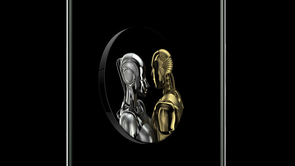 Миниатюра: AR-Video Demo V.1 Tokelau $20 Silver Coin ROBOTS NEXT EVOLUTION Love 3 oz