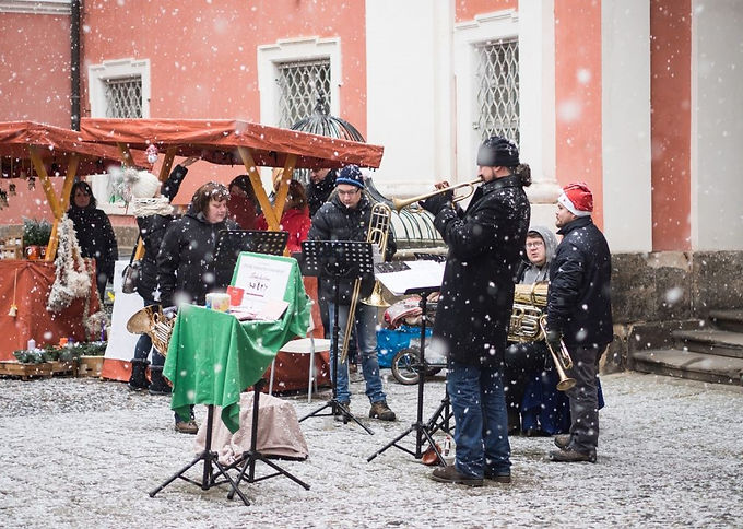 Adventní trh v broumovském klášteře