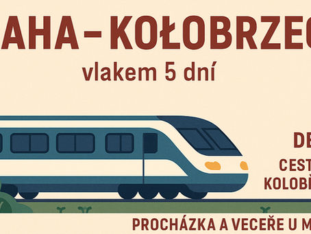 Praha → Kołobrzeg vlakem (5 dní)