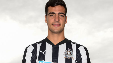 Newcastle United sign Merino loan.