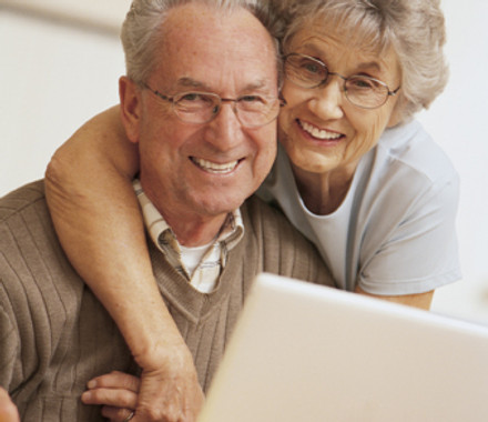 Happy Elderly Couple.