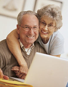 Happy Elderly Couple.