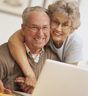Happy Elderly Couple.