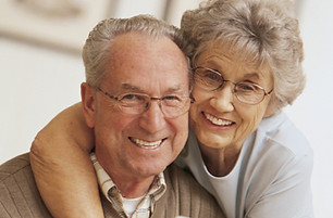 Happy Elderly Couple.