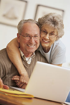 Happy Elderly Couple.
