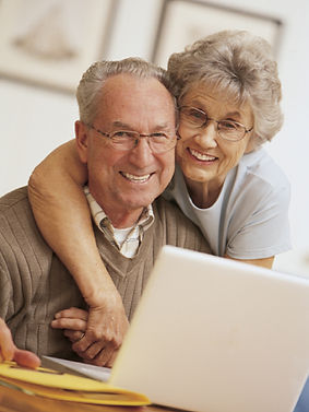 Happy Elderly Couple.