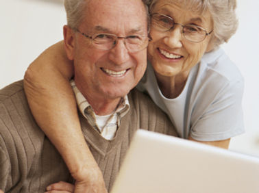 Happy Elderly Couple.
