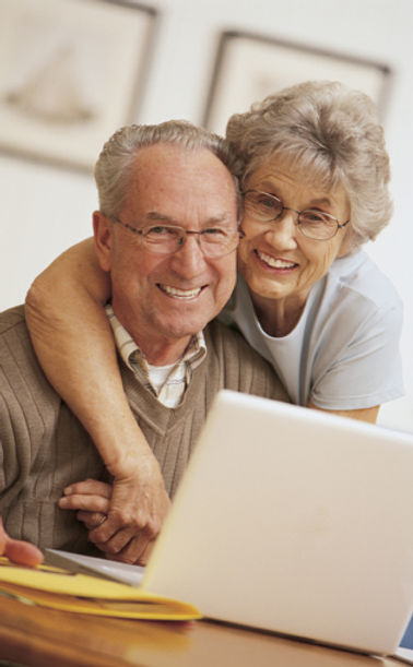 Happy Elderly Couple.