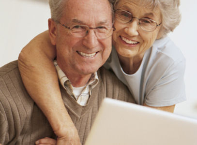 Happy Elderly Couple.