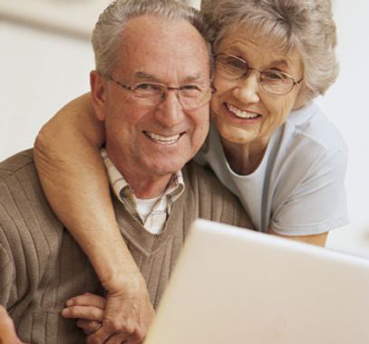 Happy Elderly Couple.