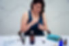 Francisca Hernandez preparing aromatherapy for emotional energy healing breathwork session