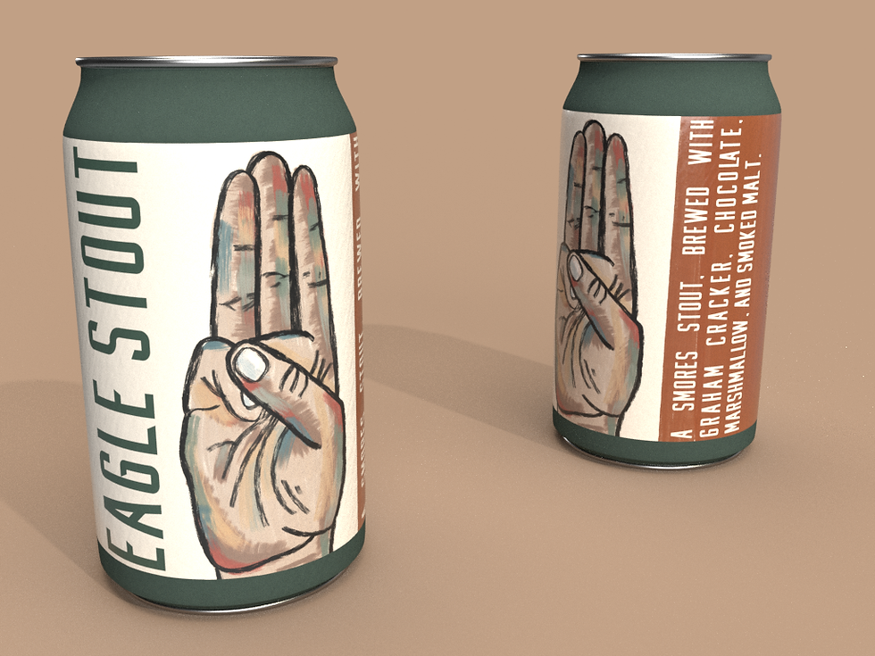 eagle stout can
