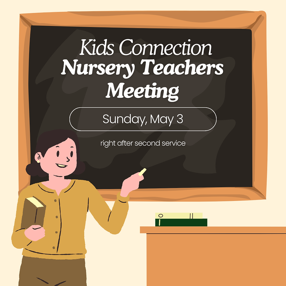 Kids Connection Nursery Teachers Meeting