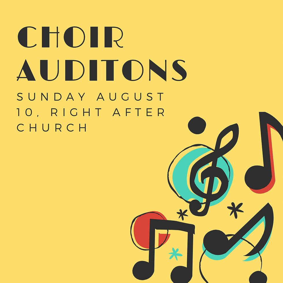Choir Auditions