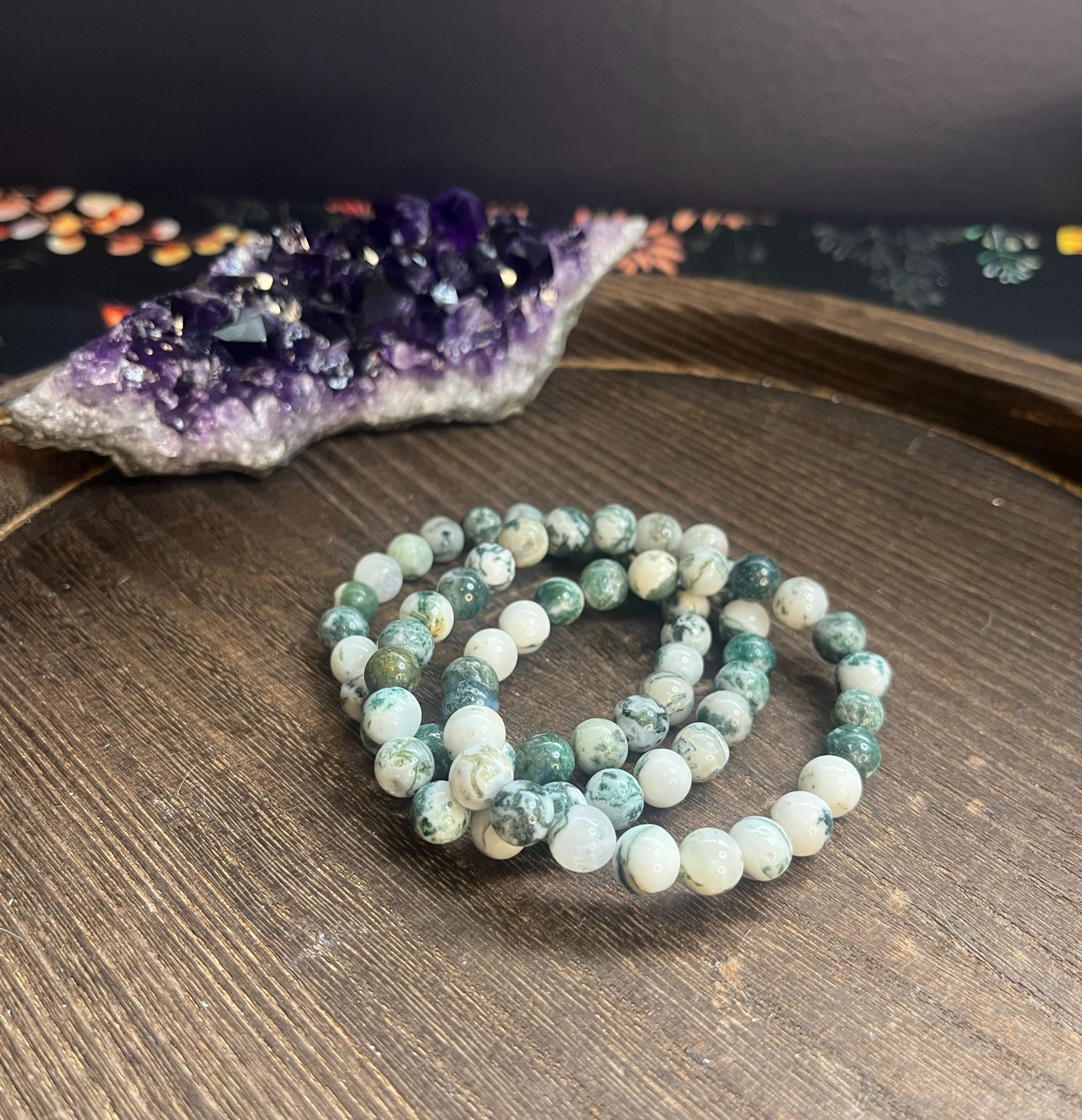Moss Agate Bracelet