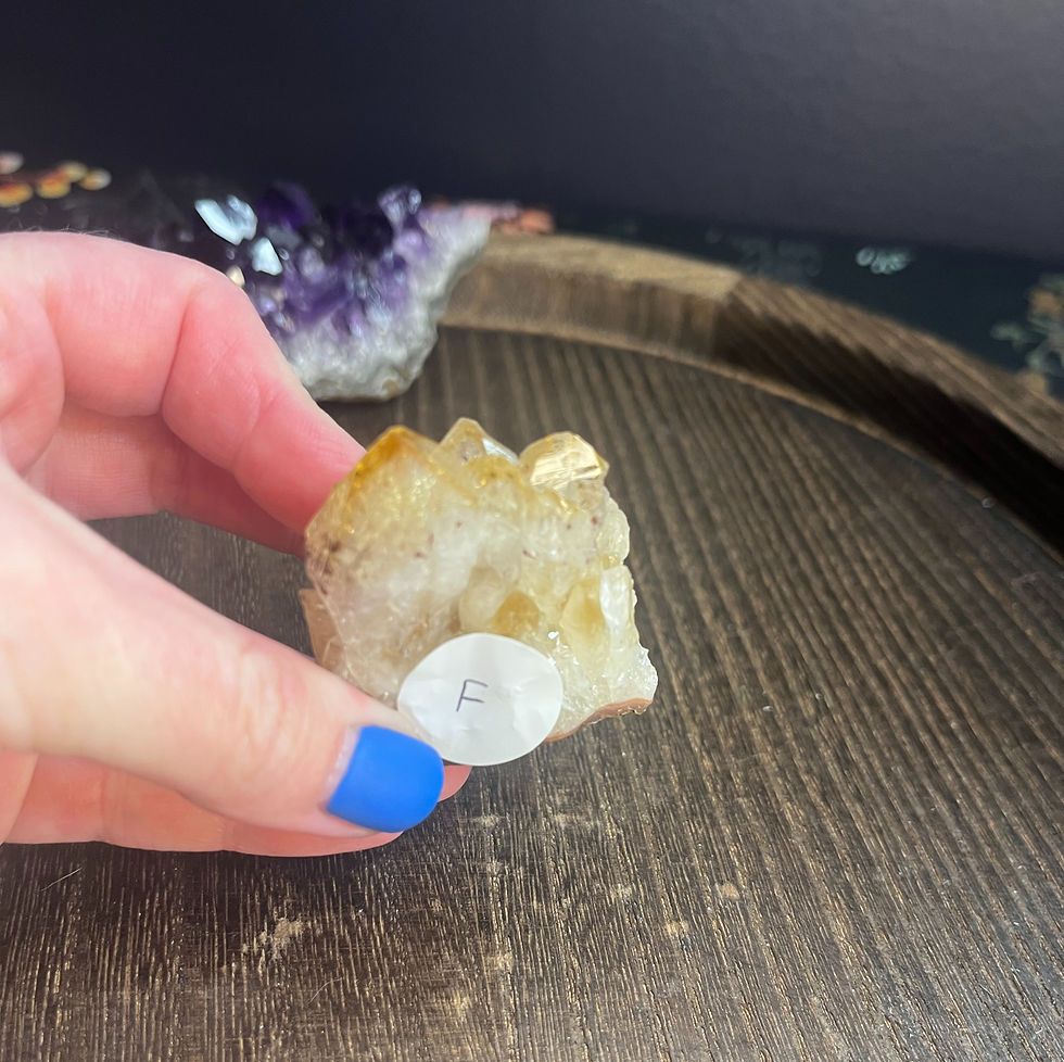Thumbnail: Golden Quartz (Heat treated citrine) Cluster
