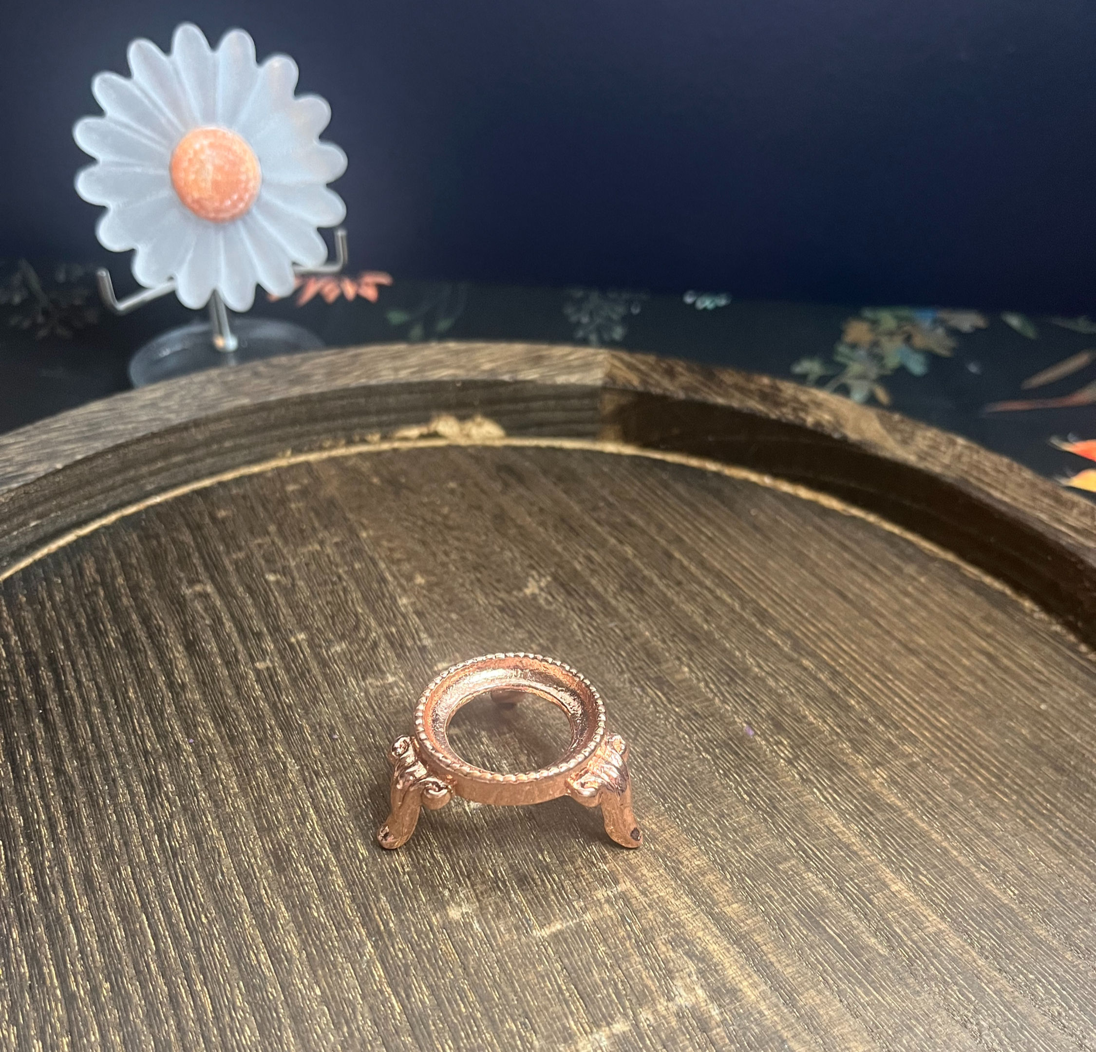 Copper Sphere Stand 1.25"