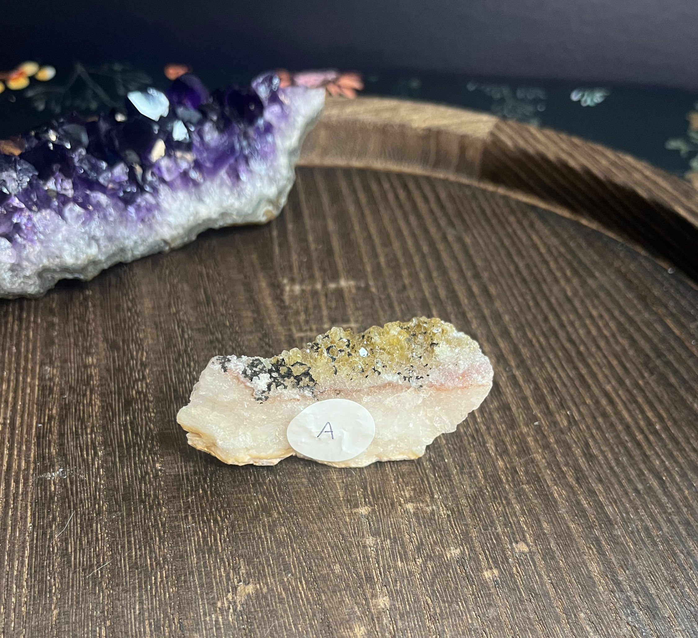 Golden Quartz (Heat treated citrine) Cluster