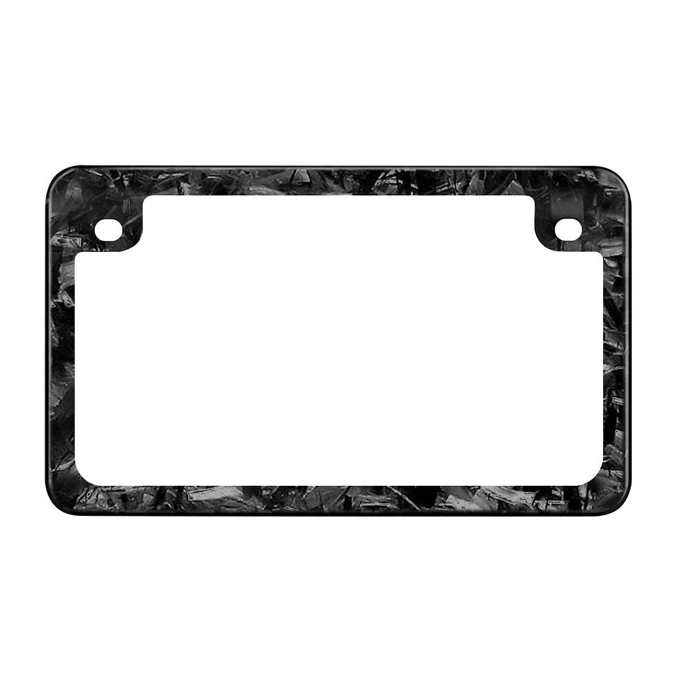 Forged Carbon Fiber Motorcycle License Plate Frame