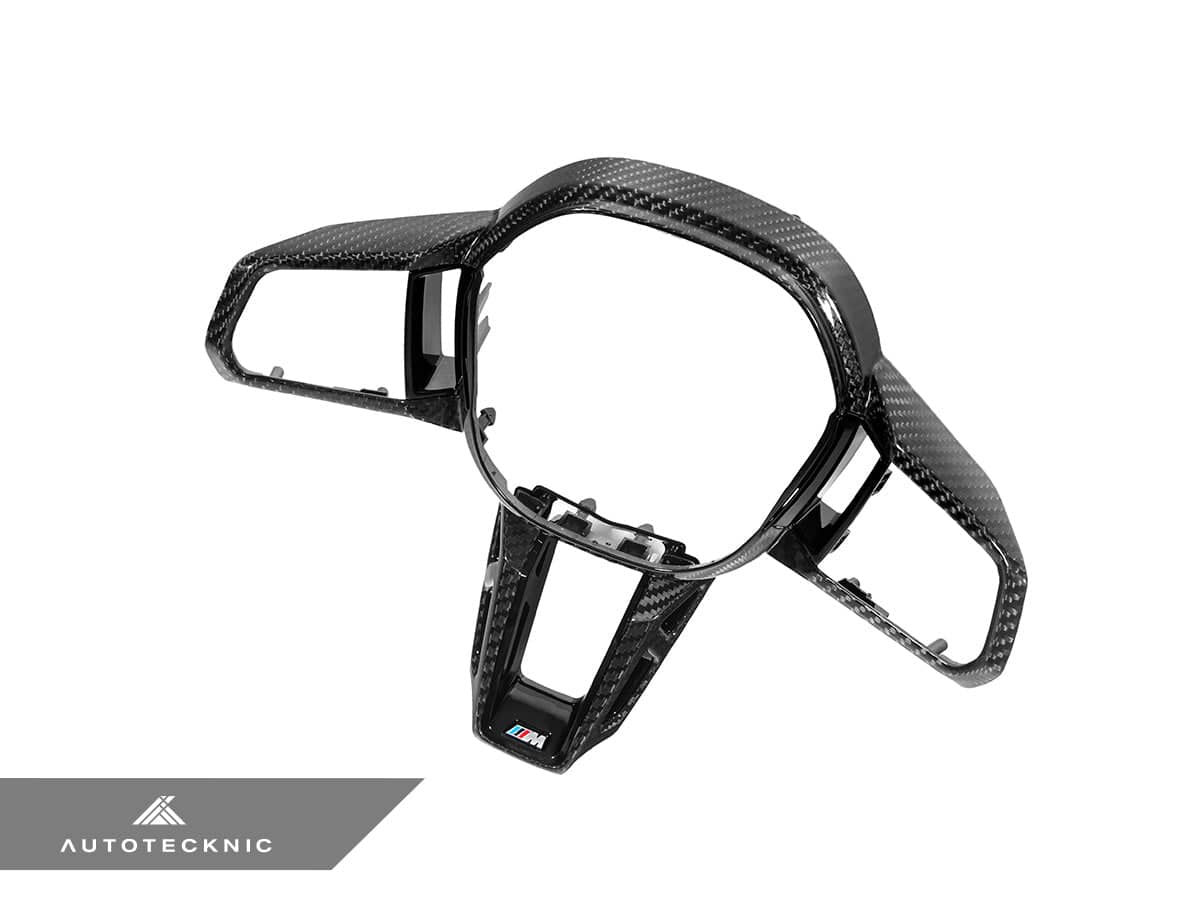 AutoTecknic Carbon Fiber Steering Wheel Trim - G45 X3 M-Sport