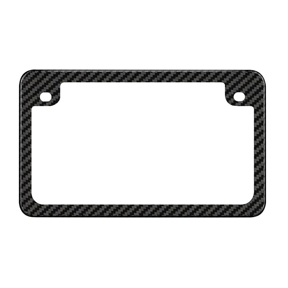 Carbon Fiber Motorcycle License Plate Frame