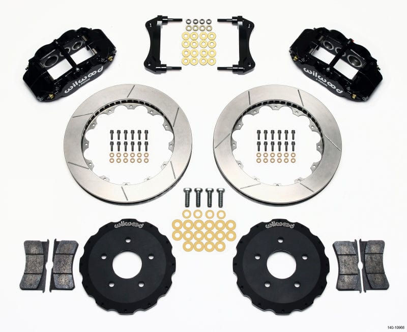 Wilwood Narrow Superlite 6R Front Hat Kit 13.06in Backdraft Cobra (BMW E36 Based
