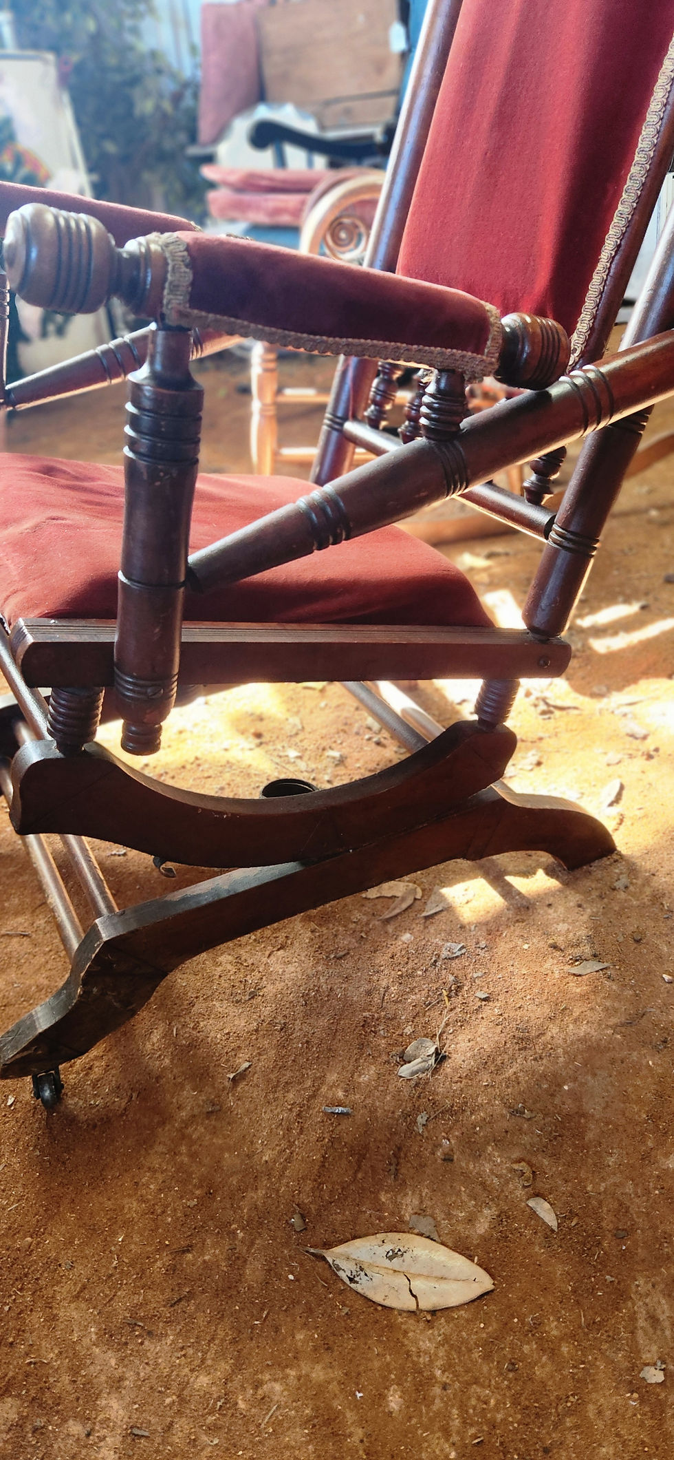 Thumbnail: Victorian spring rocker