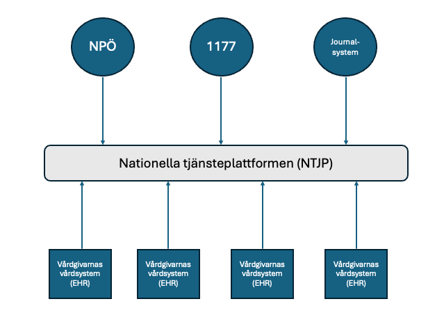 Bild illustrerar Ineras digitala infrastruktur
