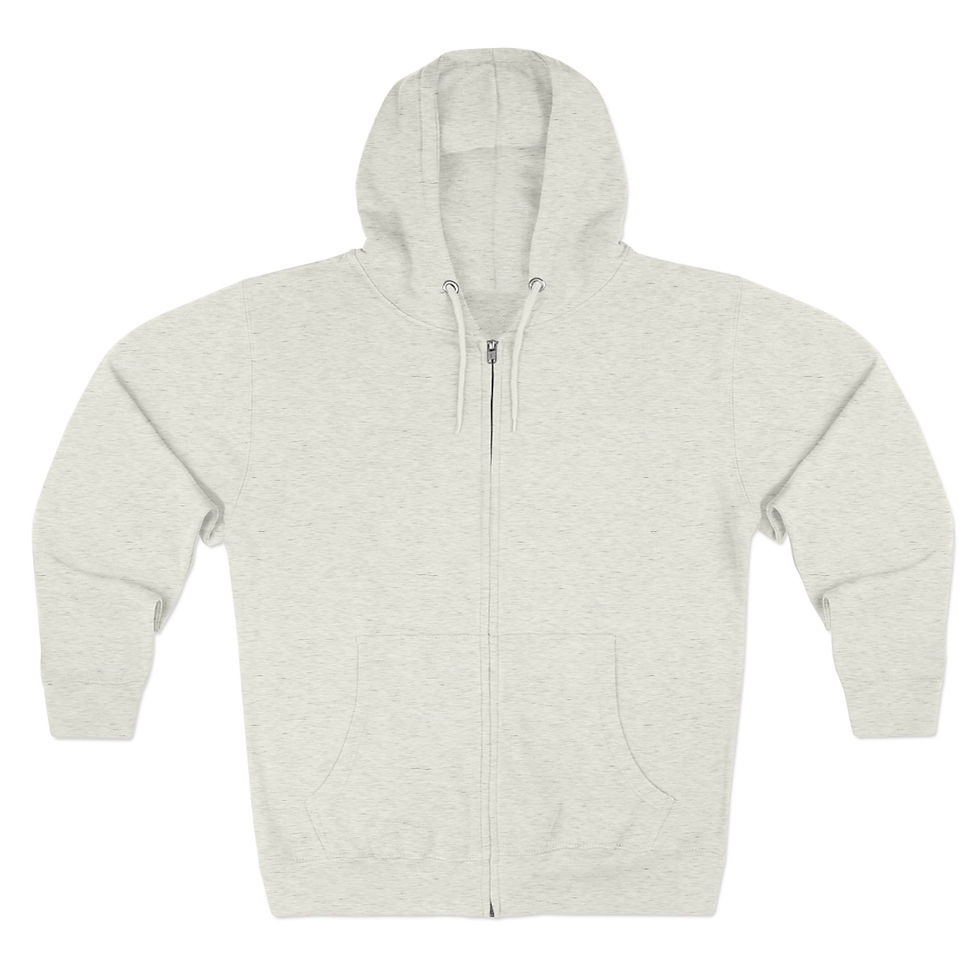 Thumbnail: Creative Design Retreats Unisex Zip Hoodie | Cozy Gift for Creatives, Comfy