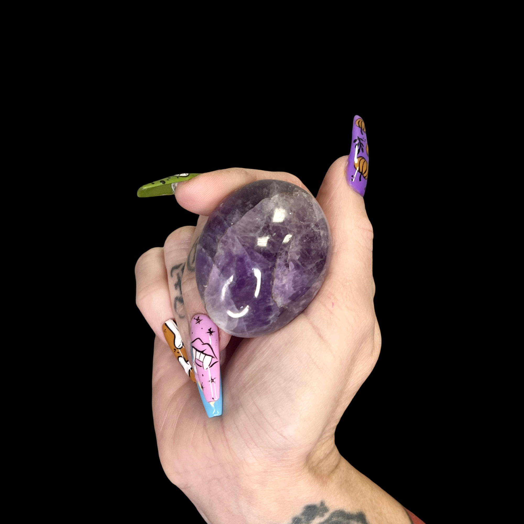Amethyst Palm Stone Small