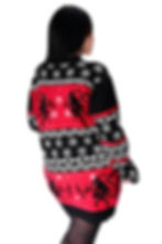 Thumbnail: Krampus Cardigan Sweater - Foxblood