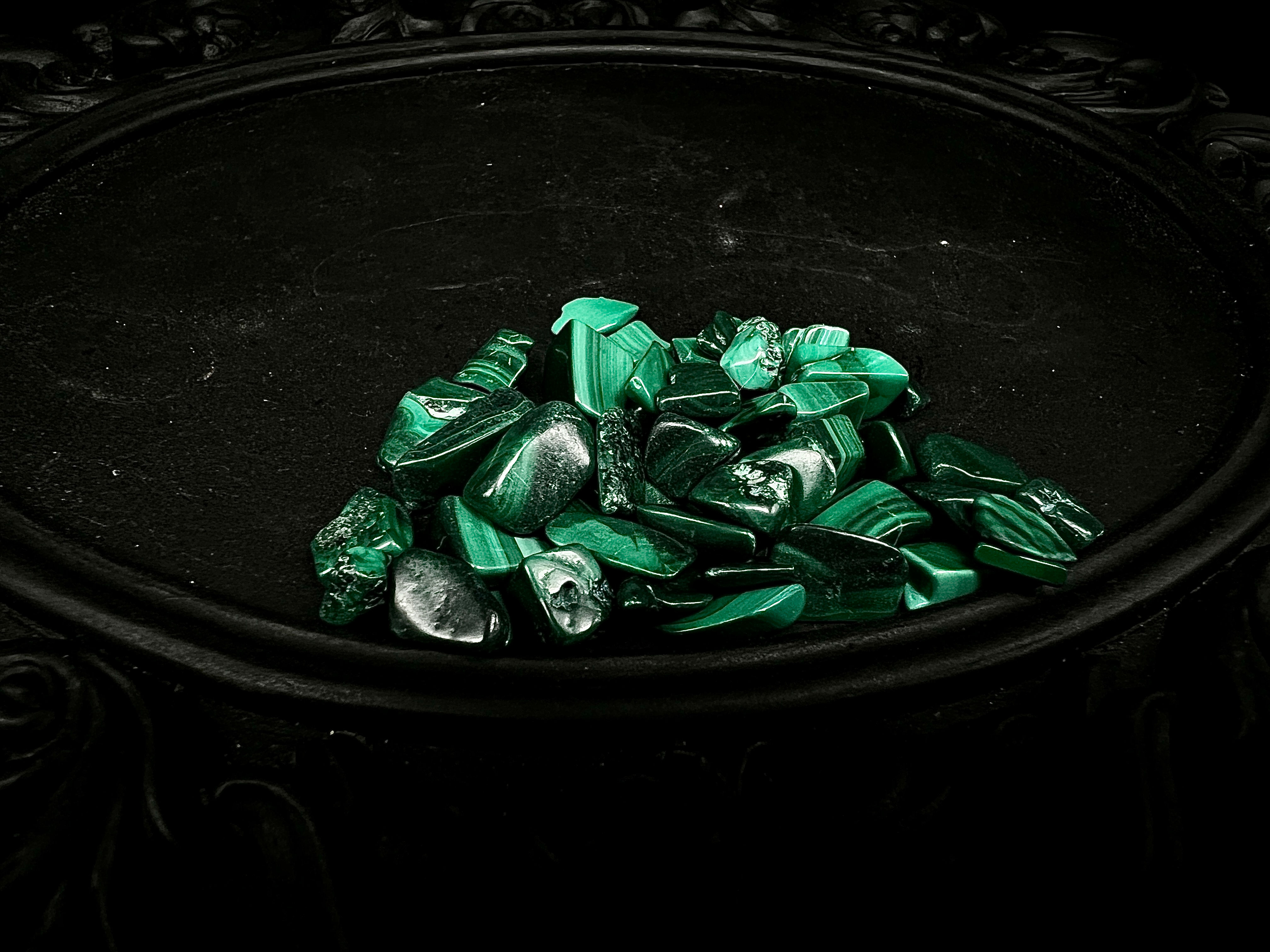Malachite Tumbled Stones