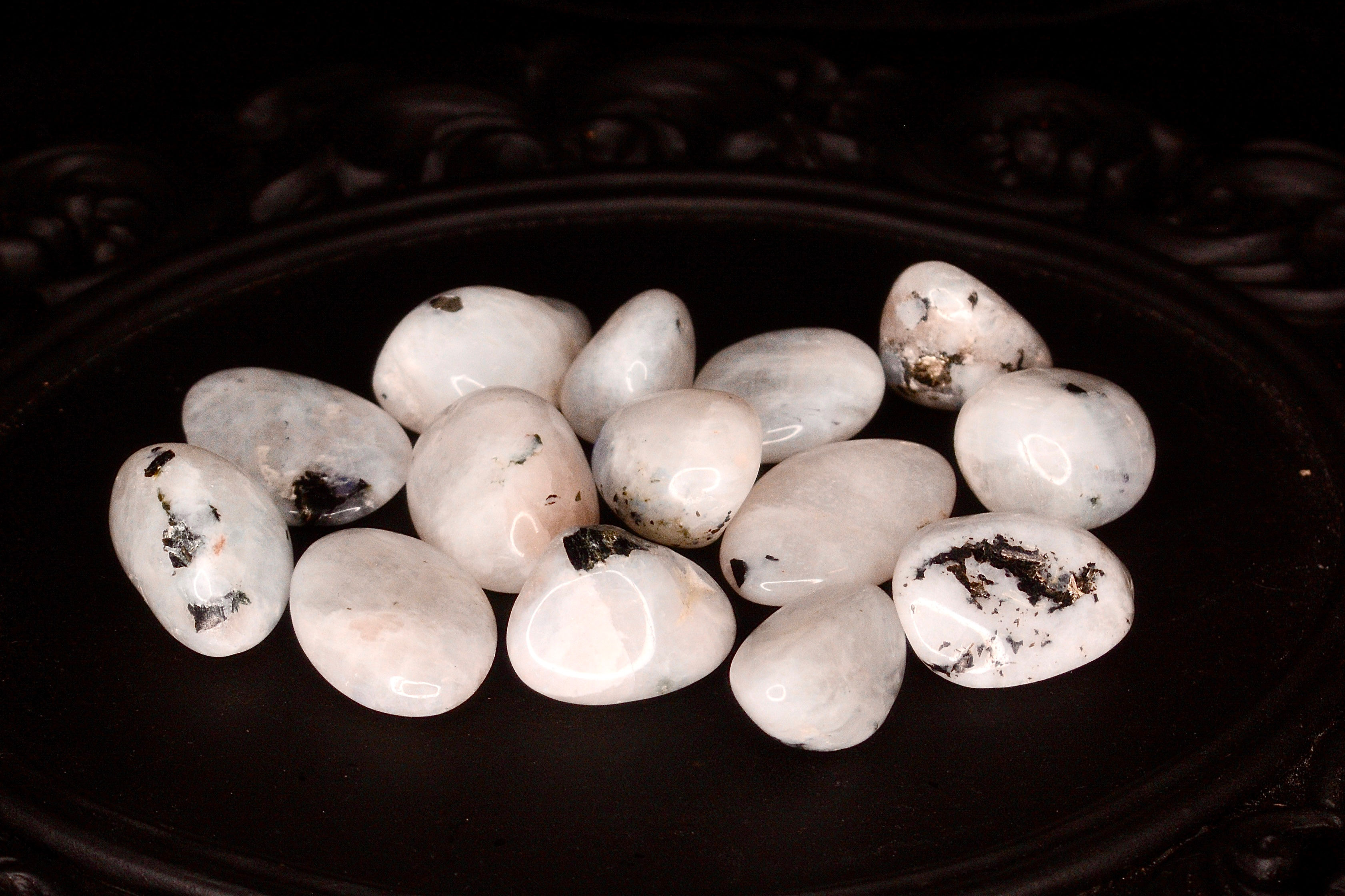 Rainbow Moonstone Tumbled Stones