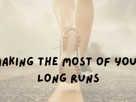 Photo of someone running along the middle of the road in running shoes.