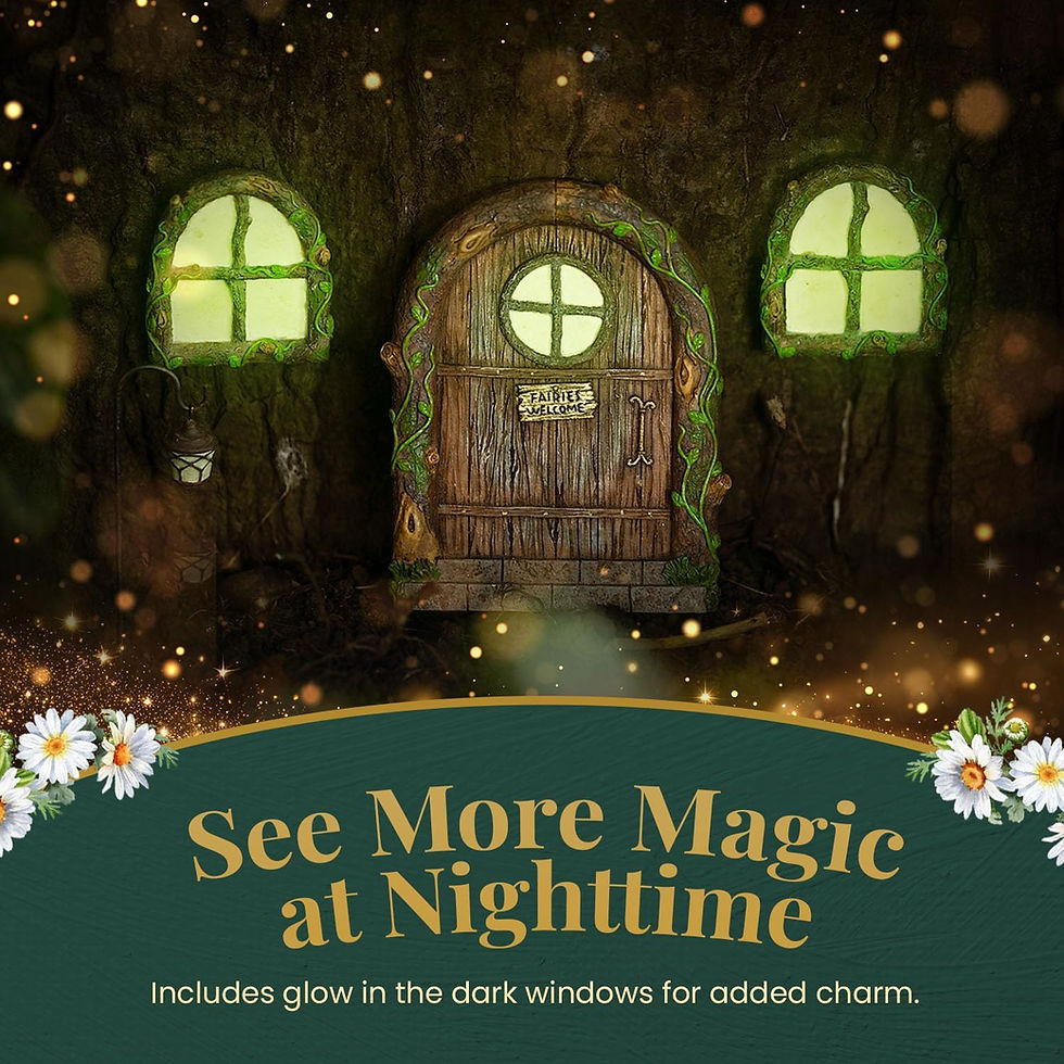 Thumbnail: Fairy Doors for Trees, Fairy Garden, Accessories Outdoor Kit