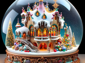 Whimsy Under Glass: Gaudi’s Christmas Vision in Miniature