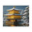 Thumbnail: Golden Pavilion Winter Miniature Canvas Print