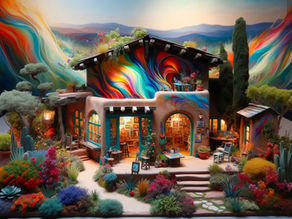 The Fantasy Art Studio Where Georgia O’Keeffe’s Spirit Blooms