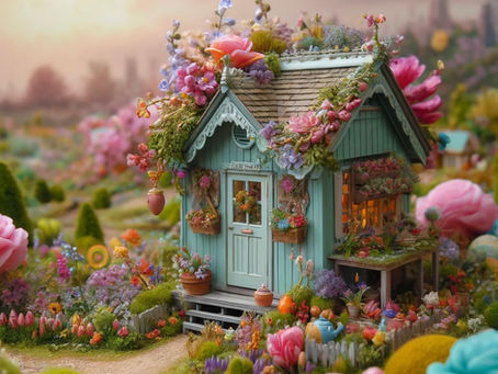 Crafting Enchantment A The Fantasy Easter Springtime Cottage Diorama