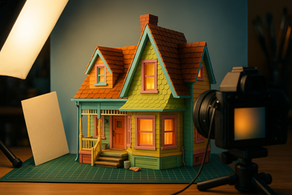 Playful Painted-Lady: Carl's House from the Pixar Movie "Up"