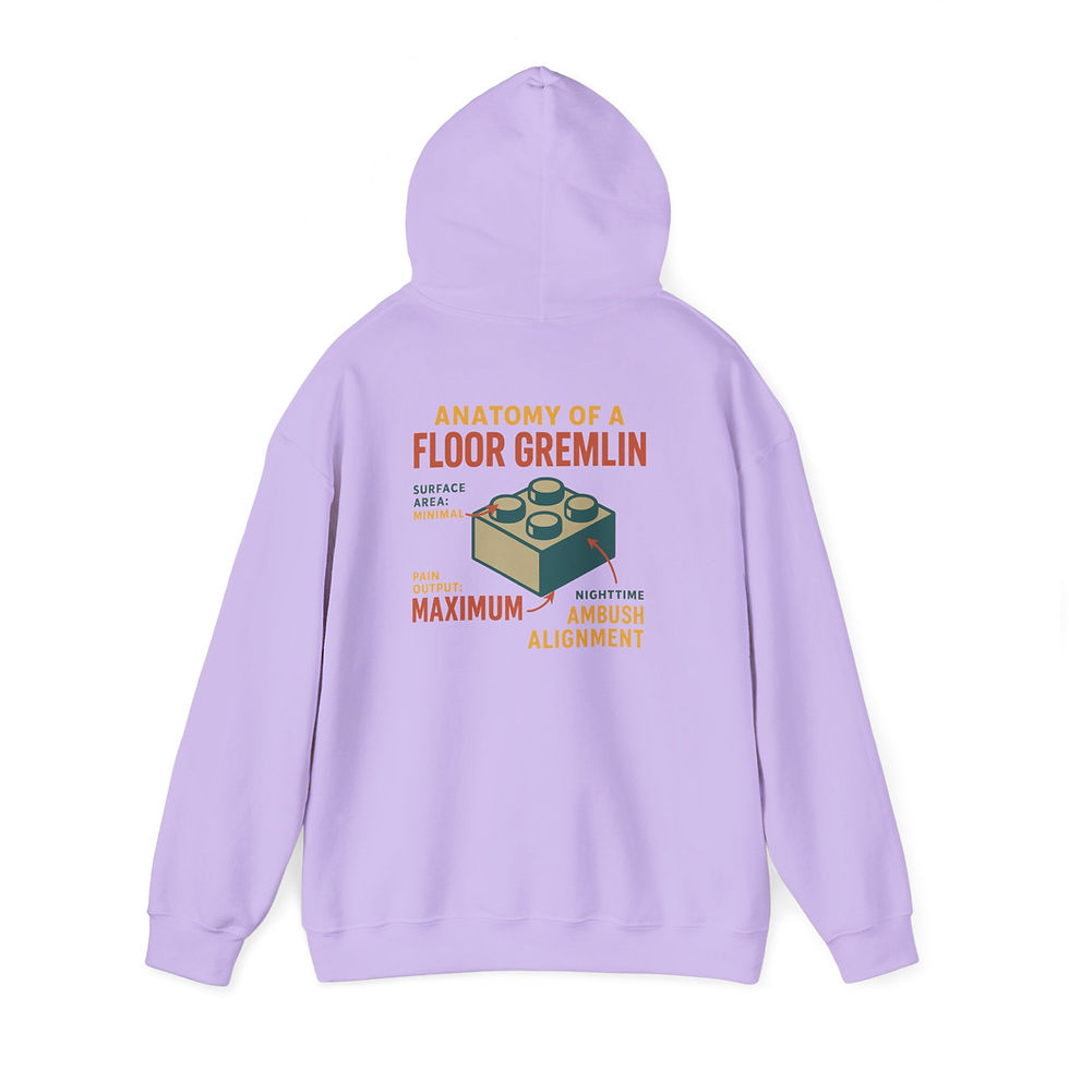 Thumbnail: “Anatomy of a Floor Gremlin” Unisex LEGO Hoodie