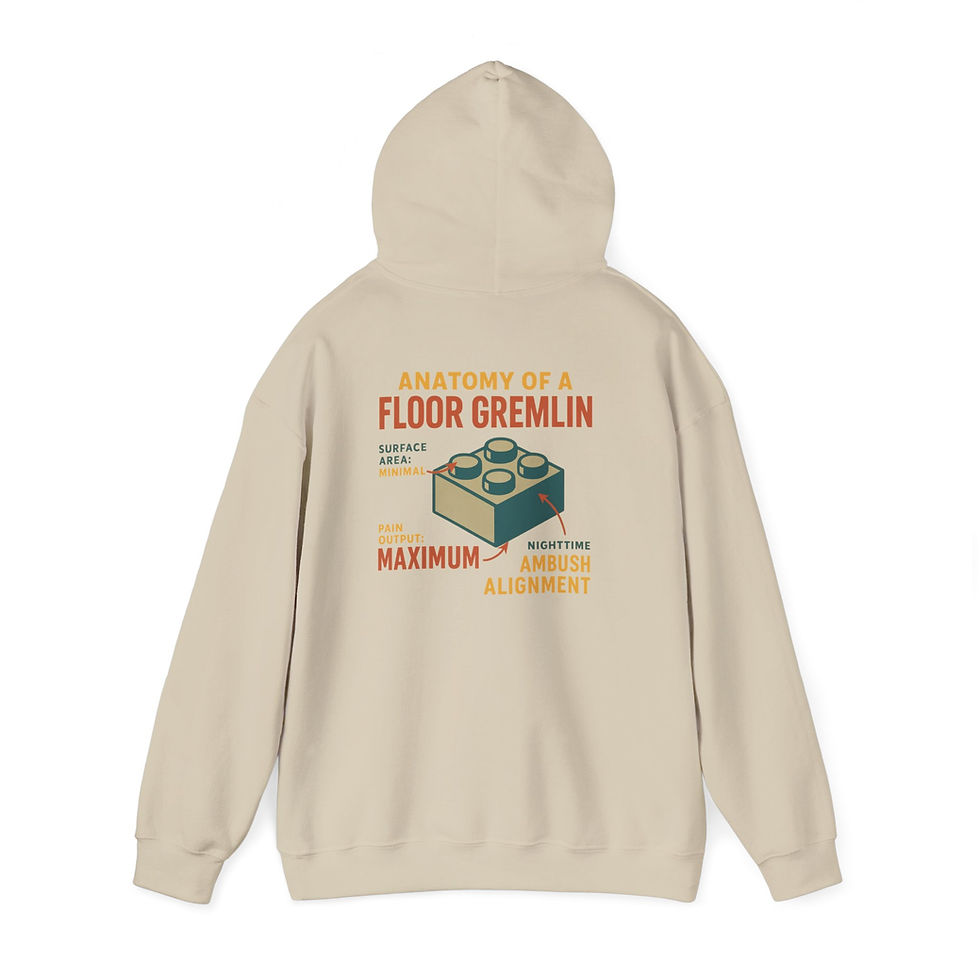 Thumbnail: “Anatomy of a Floor Gremlin” Unisex LEGO Hoodie