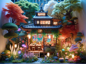Noodles and Nirvana: A Miniature Fantasy Japanese Ramen Restaurant
