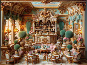 Stepping into the Miniature World of Rococo: A Diorama of Grandeur