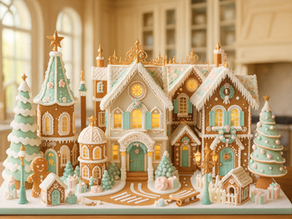 Victorian Pastel Gingerbread Miniature Village – A Tiny Tour, A Tiny Tale, and How to Make Your Own Magic