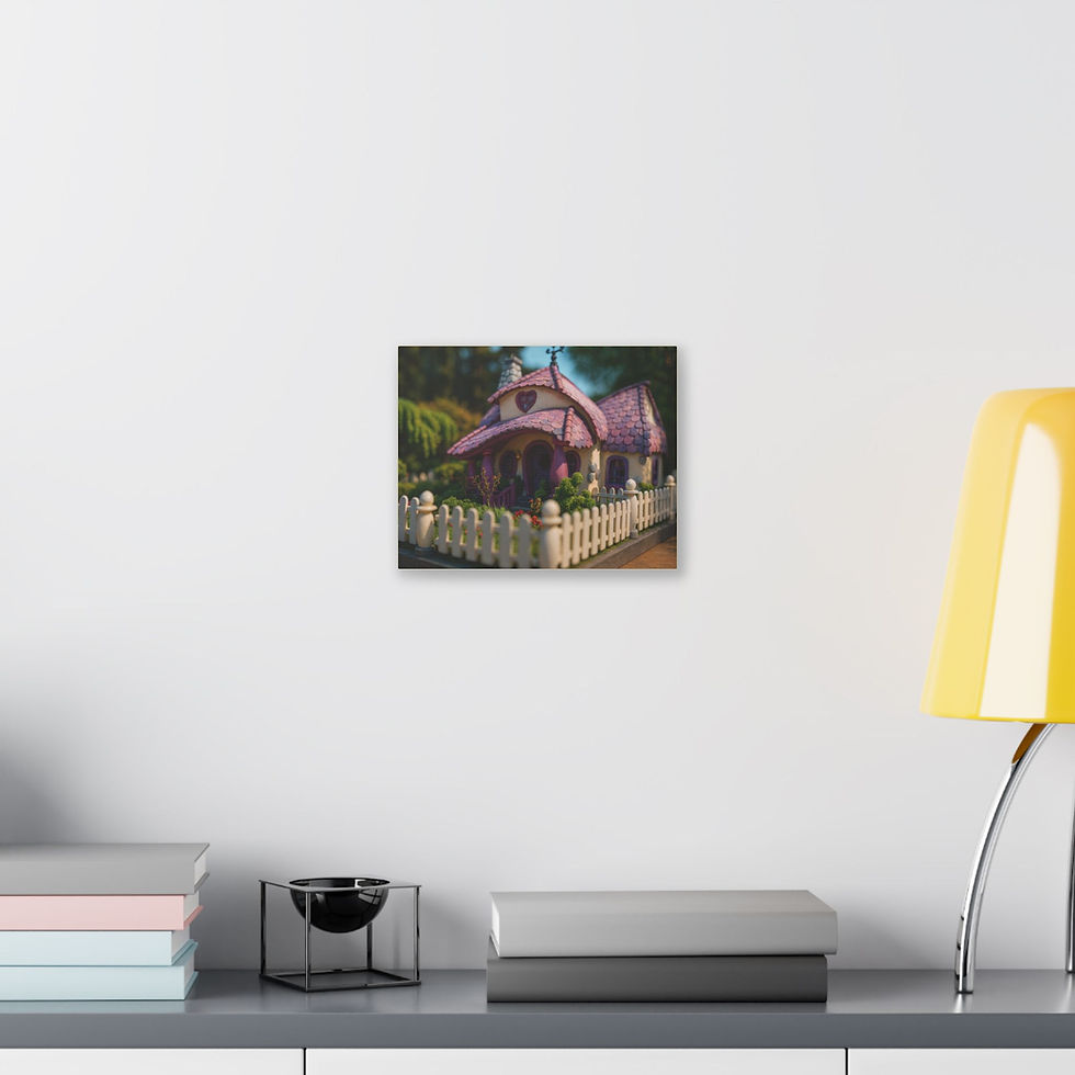 Thumbnail: Minnie’s House at Tokyo Disneyland Miniature Canvas Print