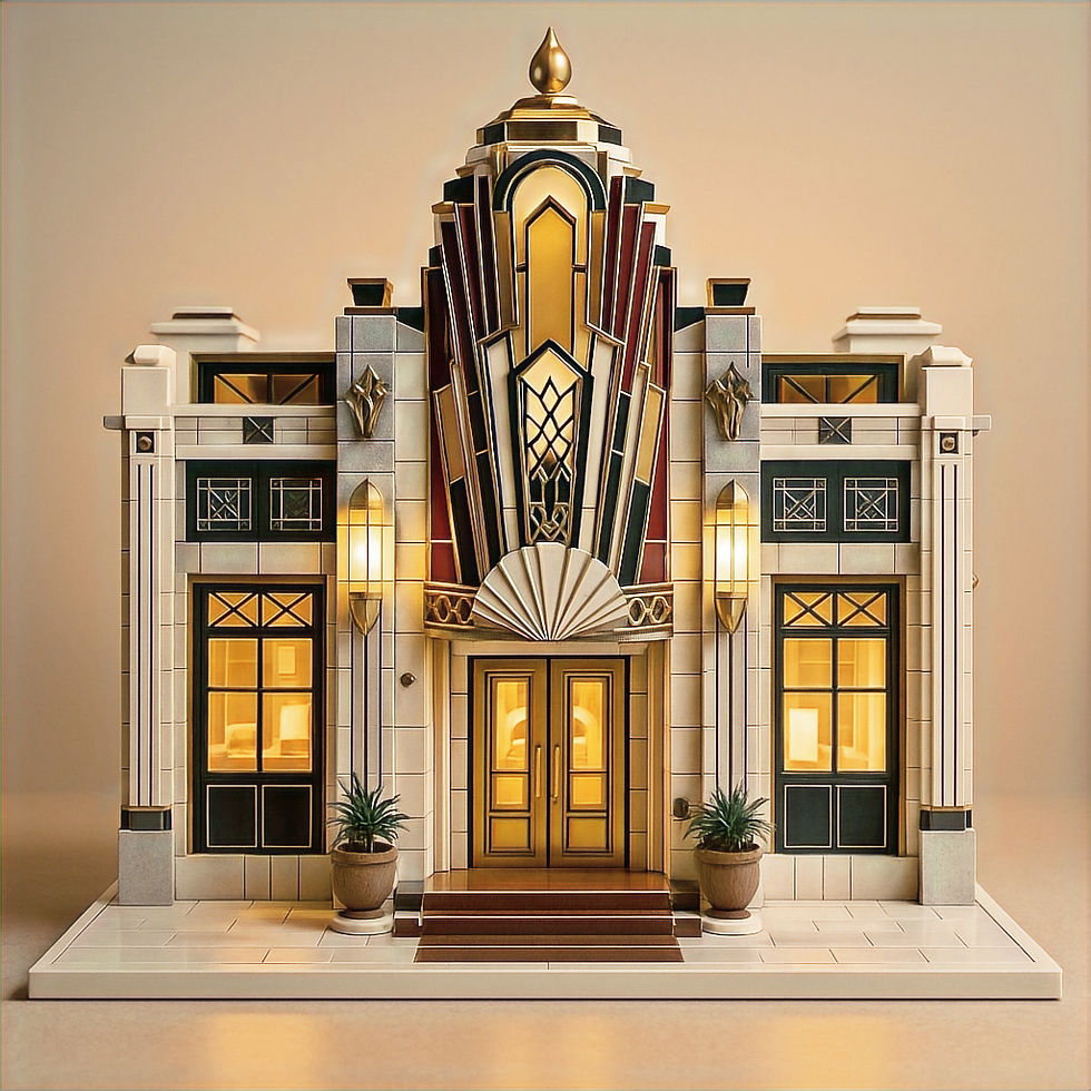 Starburst on Fifth: A Fantasy 1930s Art Deco Miniature You Can Practically Hear Swing