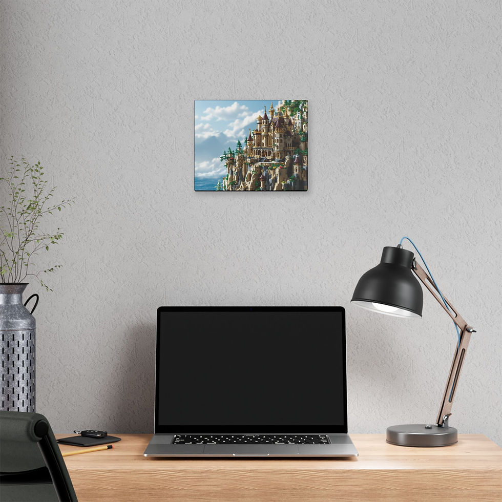 Thumbnail: "LEGO Cliffside Palace" Canvas Print